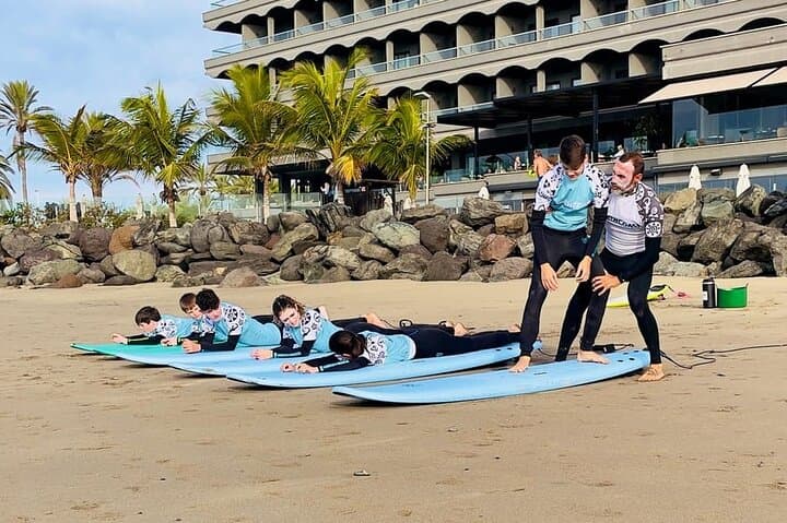 Surf Course Maspalomas Beach in Gran Canaria 4